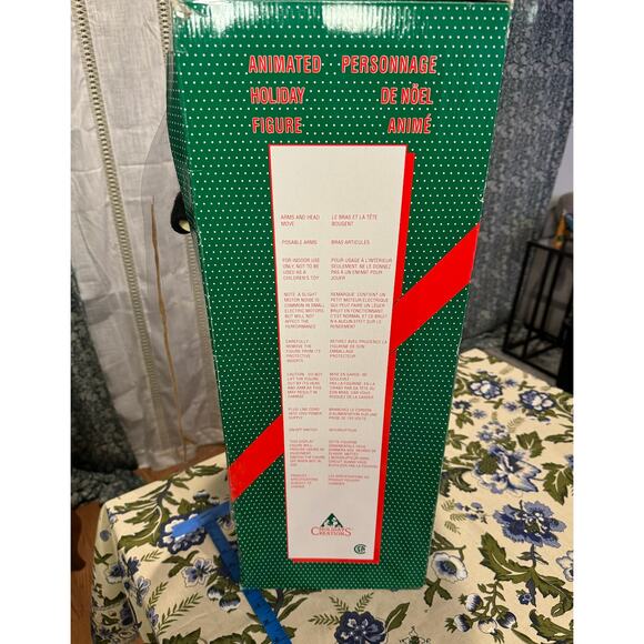 Vintage Holiday Creations 1995 Santa Claus Motionette 26" Tall Moves Works - Picture 15 of 16